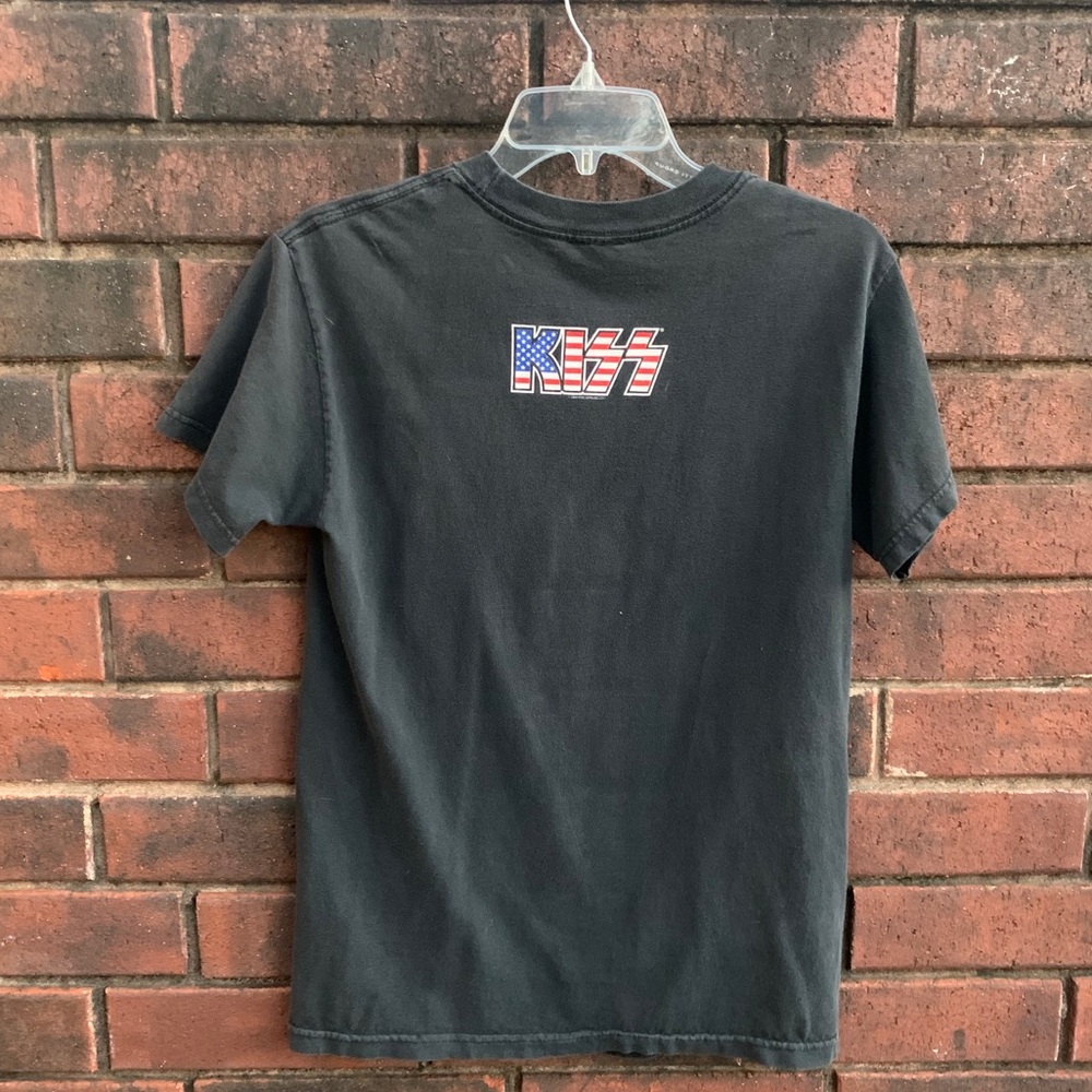 Vintage Kiss American Flag T shirt - Picture 2 of 2
